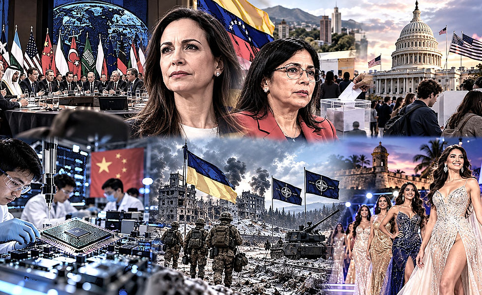 China avanza en semiconductores. Washington pide moderación a sus aliados europeos y Miss Universo confirma nuevas candidatas.