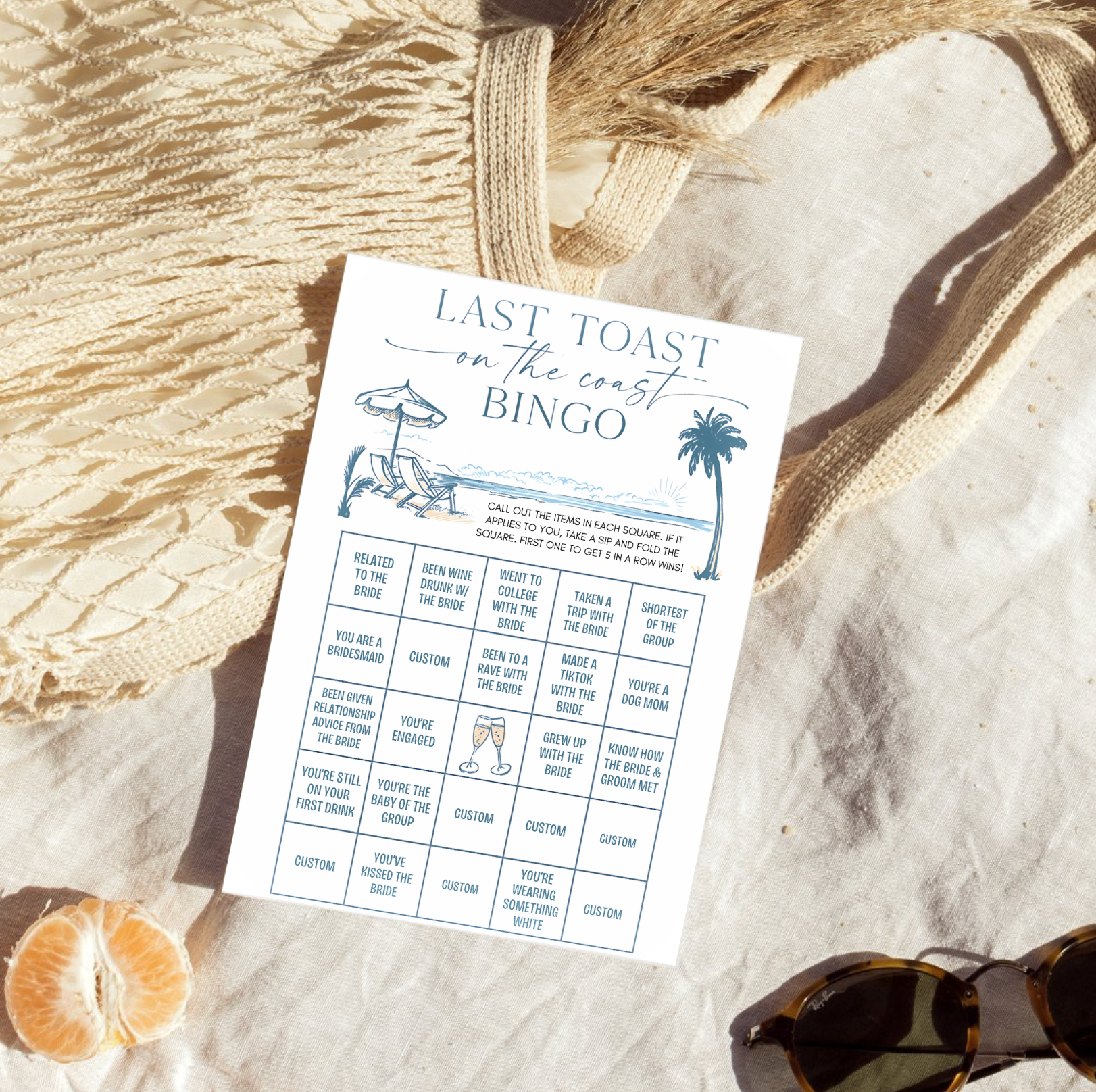 Bridal Bingo: Coast Edition
