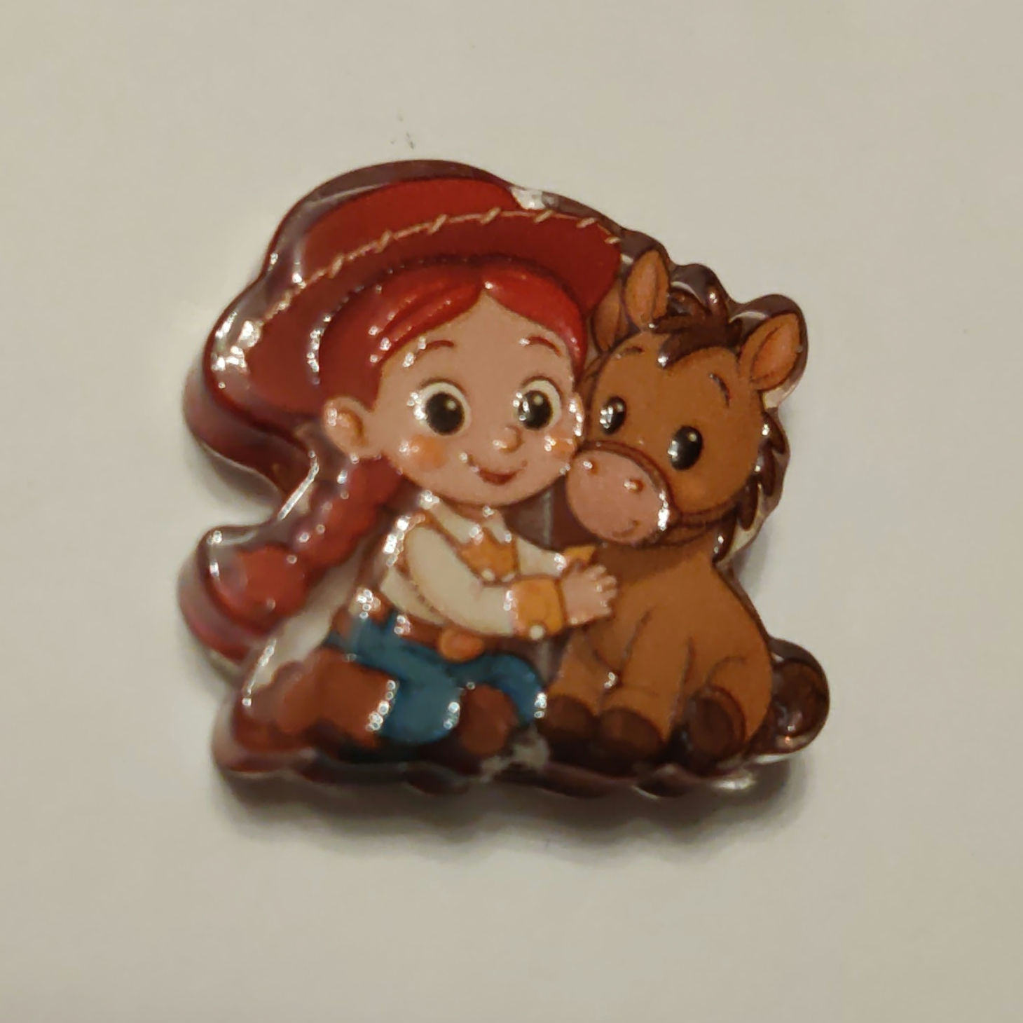 Jessie & Bullseye/ toy Story acrylic focal beads 