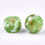 Thumbnail: Resin Beads w/ Shells, Rondelle, Yellow Green - 16mm x 11mm