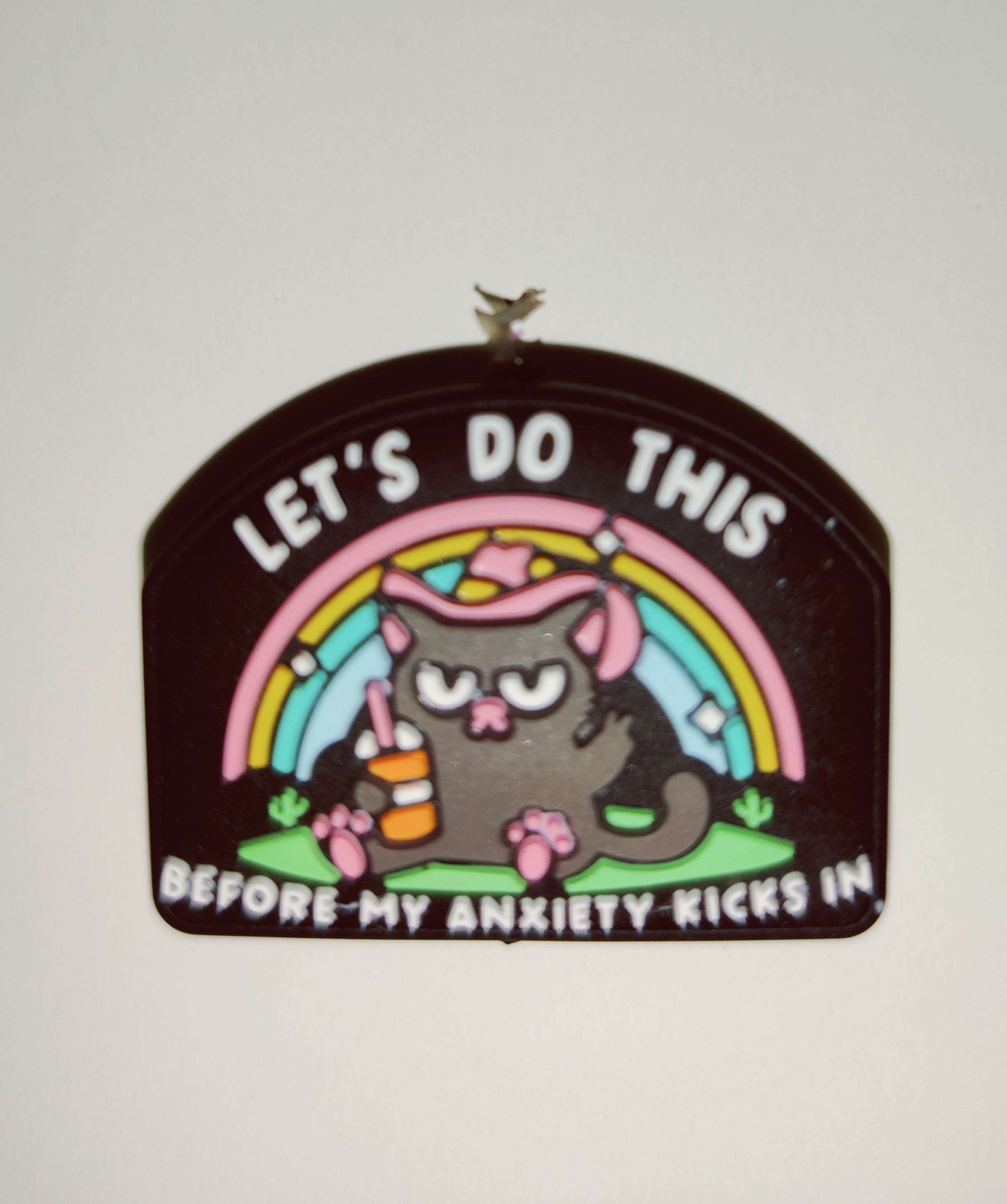 Let's do this before my anxiety kicks in silicone focal bead