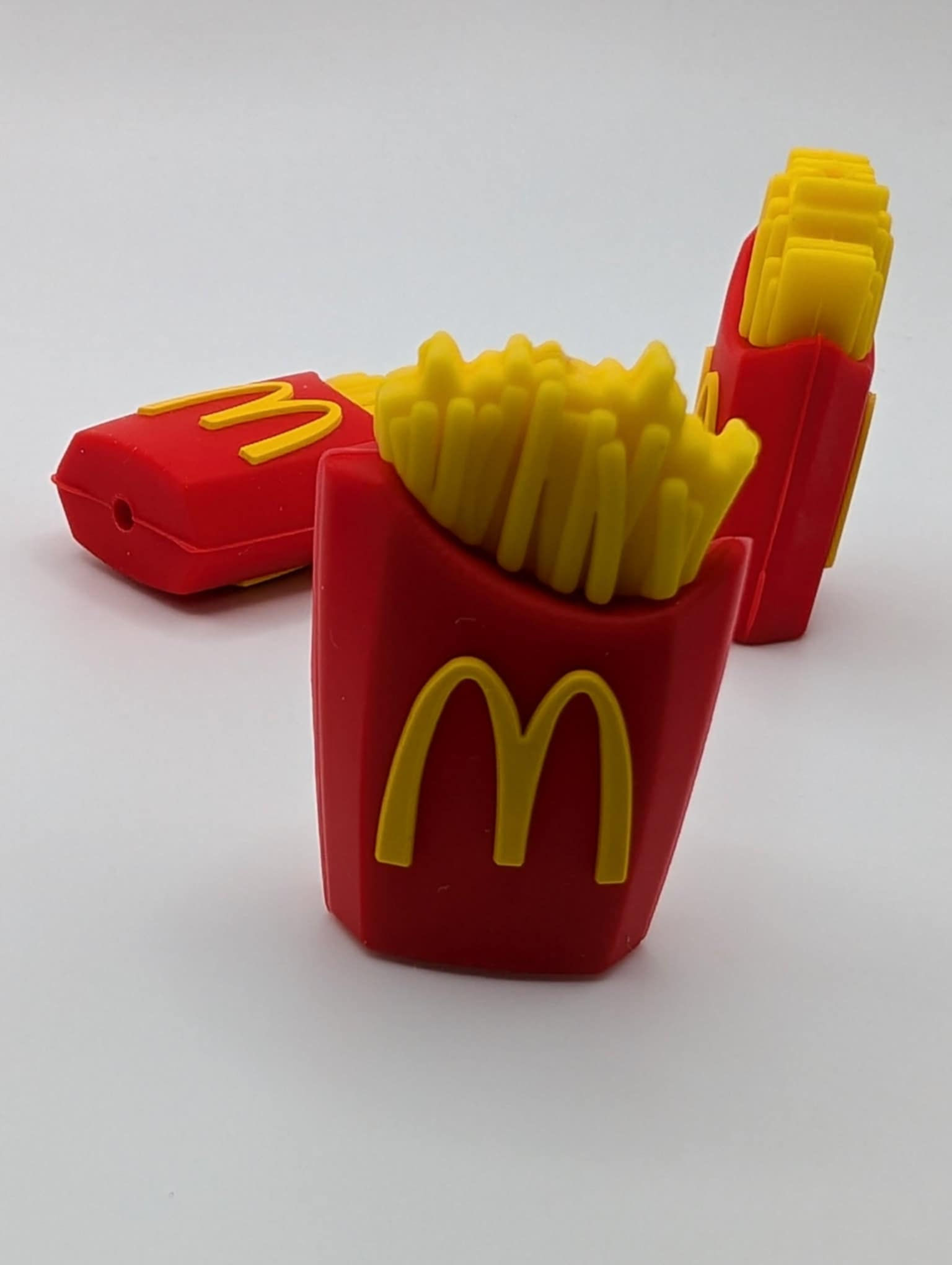 Mmmm...Fries 3D silicone focal bead 