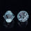 Thumbnail: Transparent Acrylic Beads, Bicone, Light Cyan - 14mm