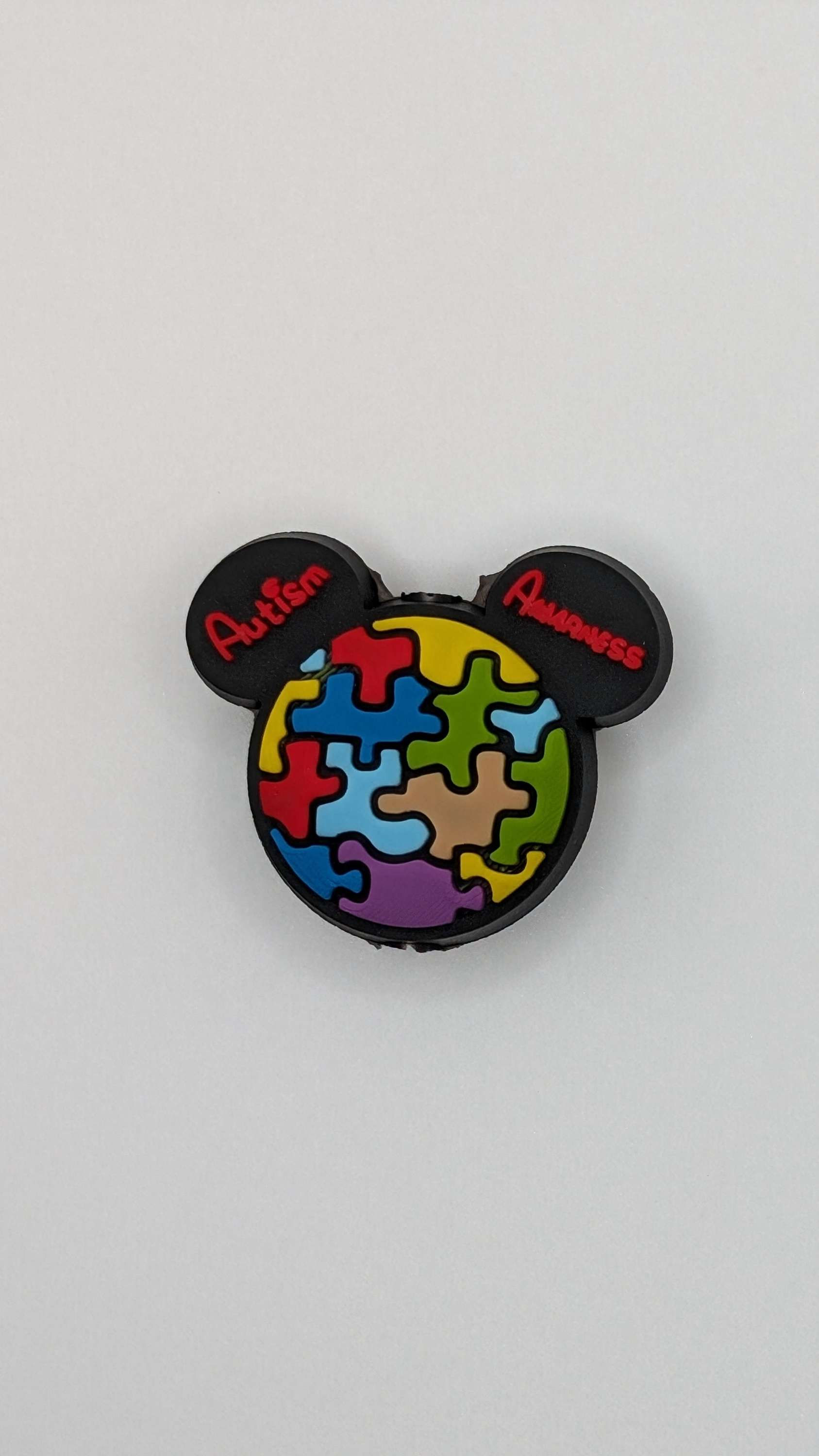 Puzzle Autism Awareness focal bead / Mouse design
