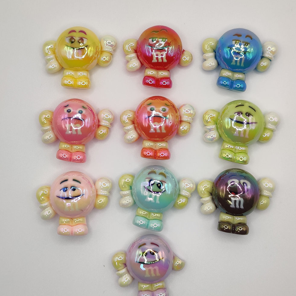 M&M- Glossy Acrylic Figurine type Focal