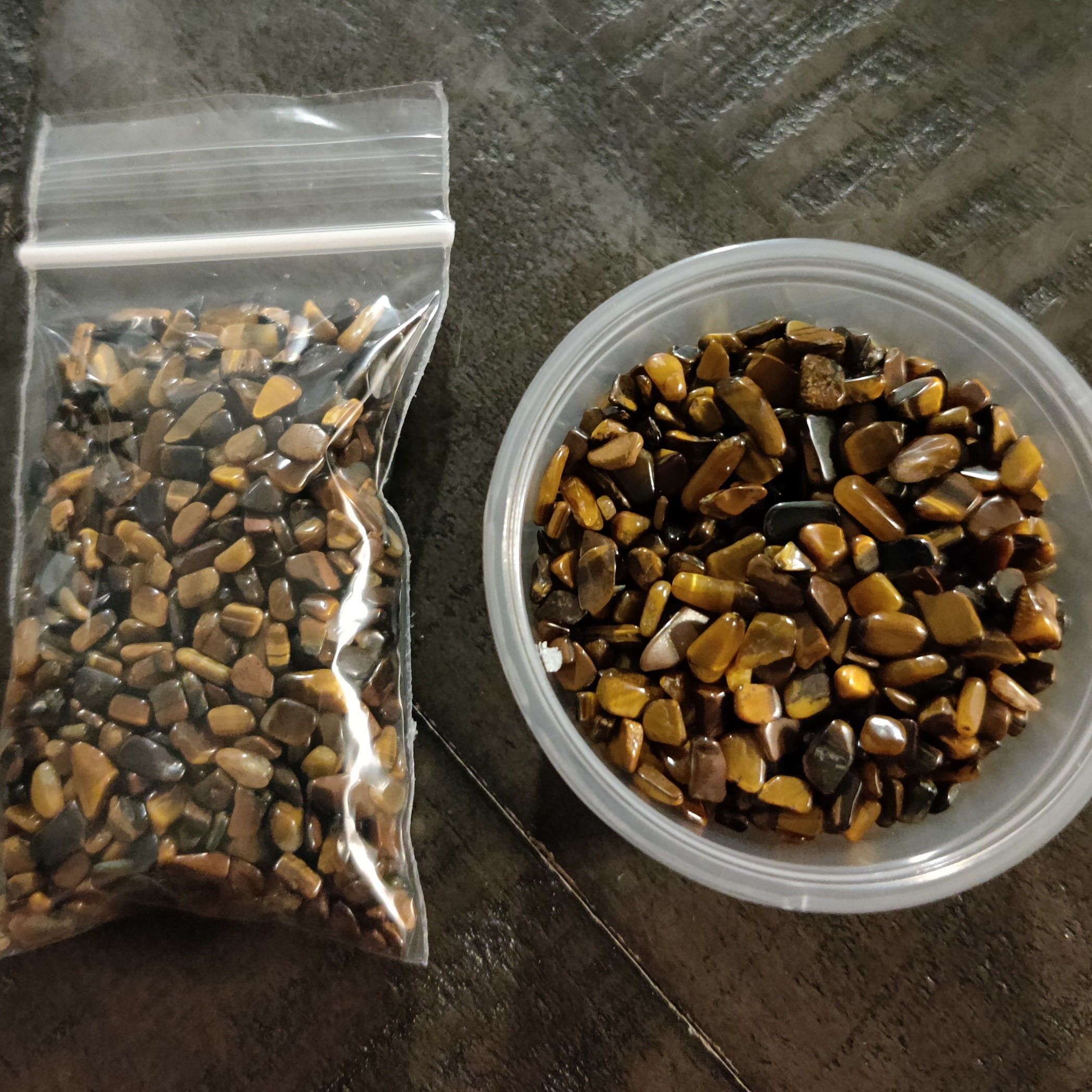 Natural Tiger Eye Rock Pieces - Gemstone Rocks