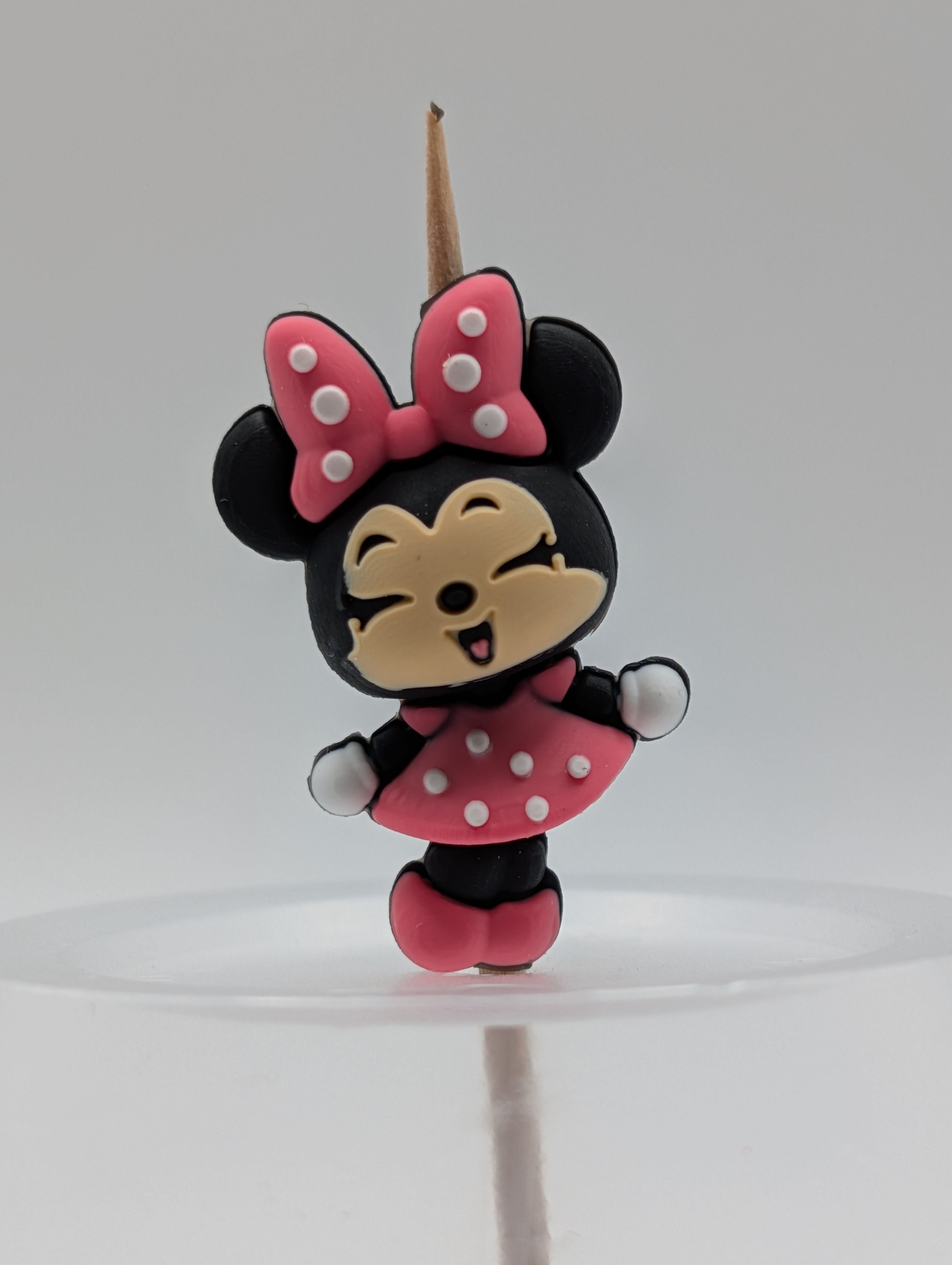 Looks similar to Minnie 3D silicone focal bead