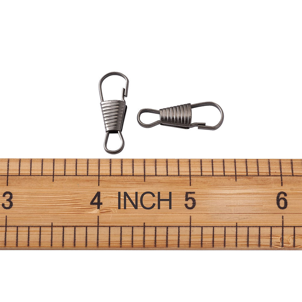 Thumbnail: Iron Key chain Clasp Findings, Gunmetal