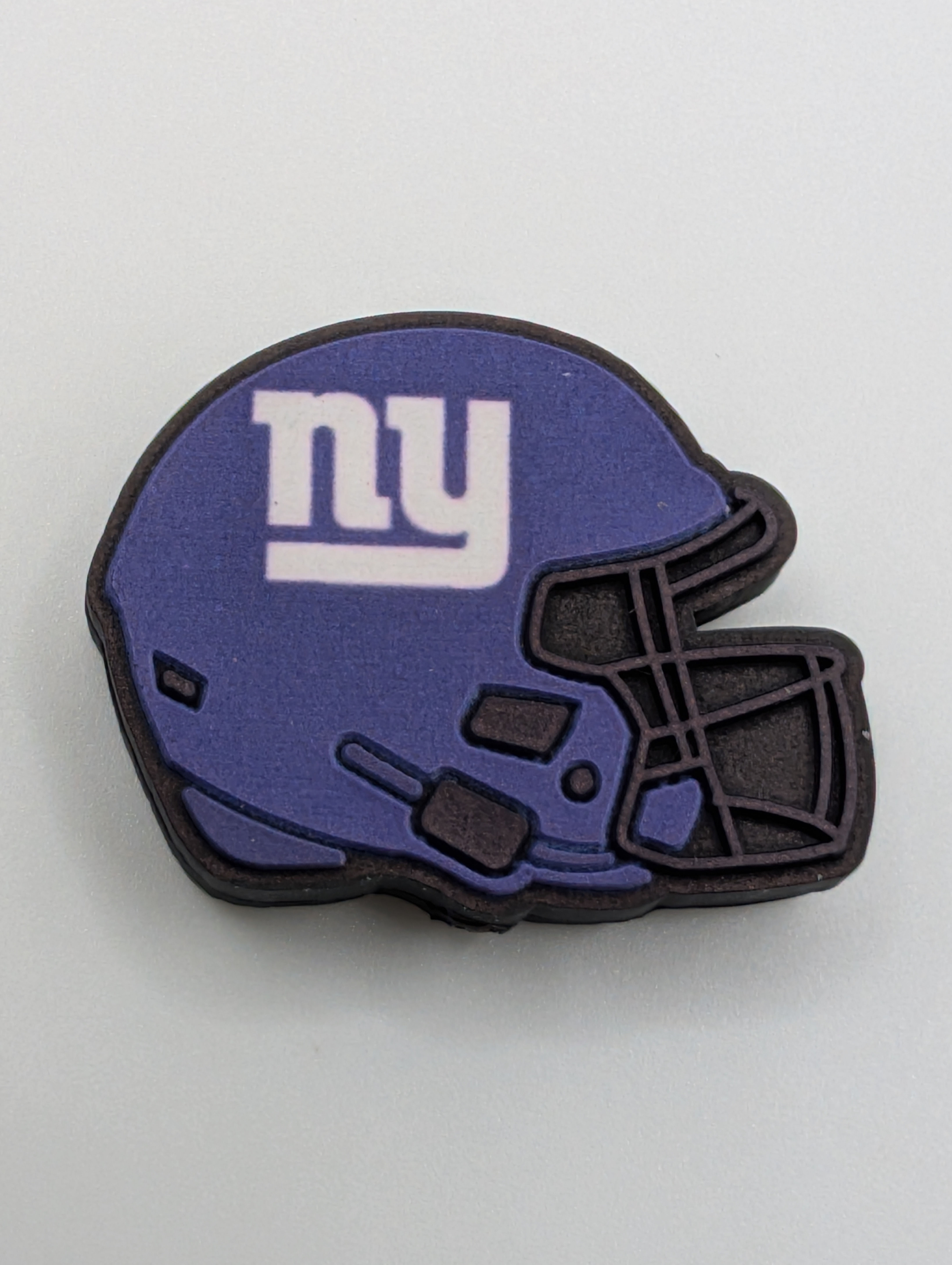 NY Giants helmet focal bead
