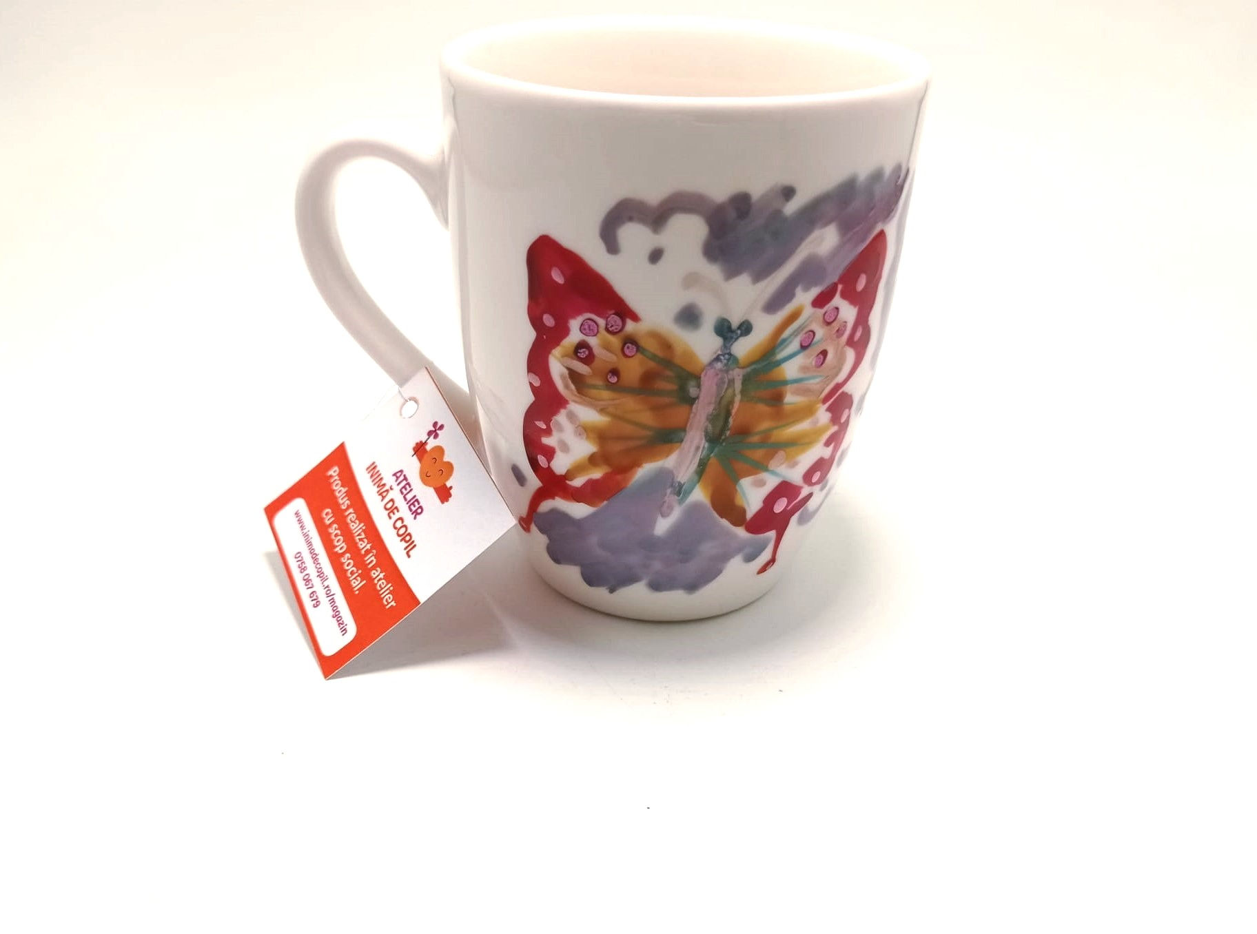 Cana pictata manual -Fluture