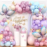 Blush Butterfly Balloon Arch Kit