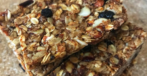 Homemade Fruit + Nut Granola Bars