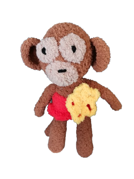 Miniatură: Maimutica crosetata 22 cm