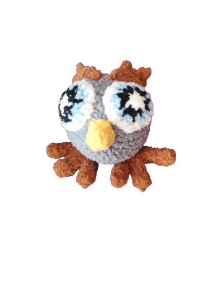 Miniatură: Bufnita crosetata manual 8-10 cm