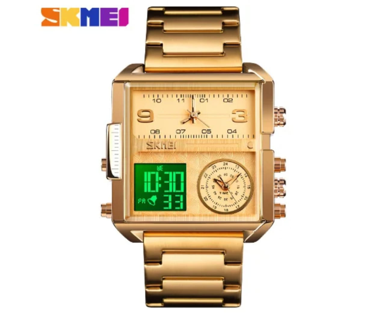 Skmei 1584Men’s Watch – LED Display, Shock Resistant & Fashionable
