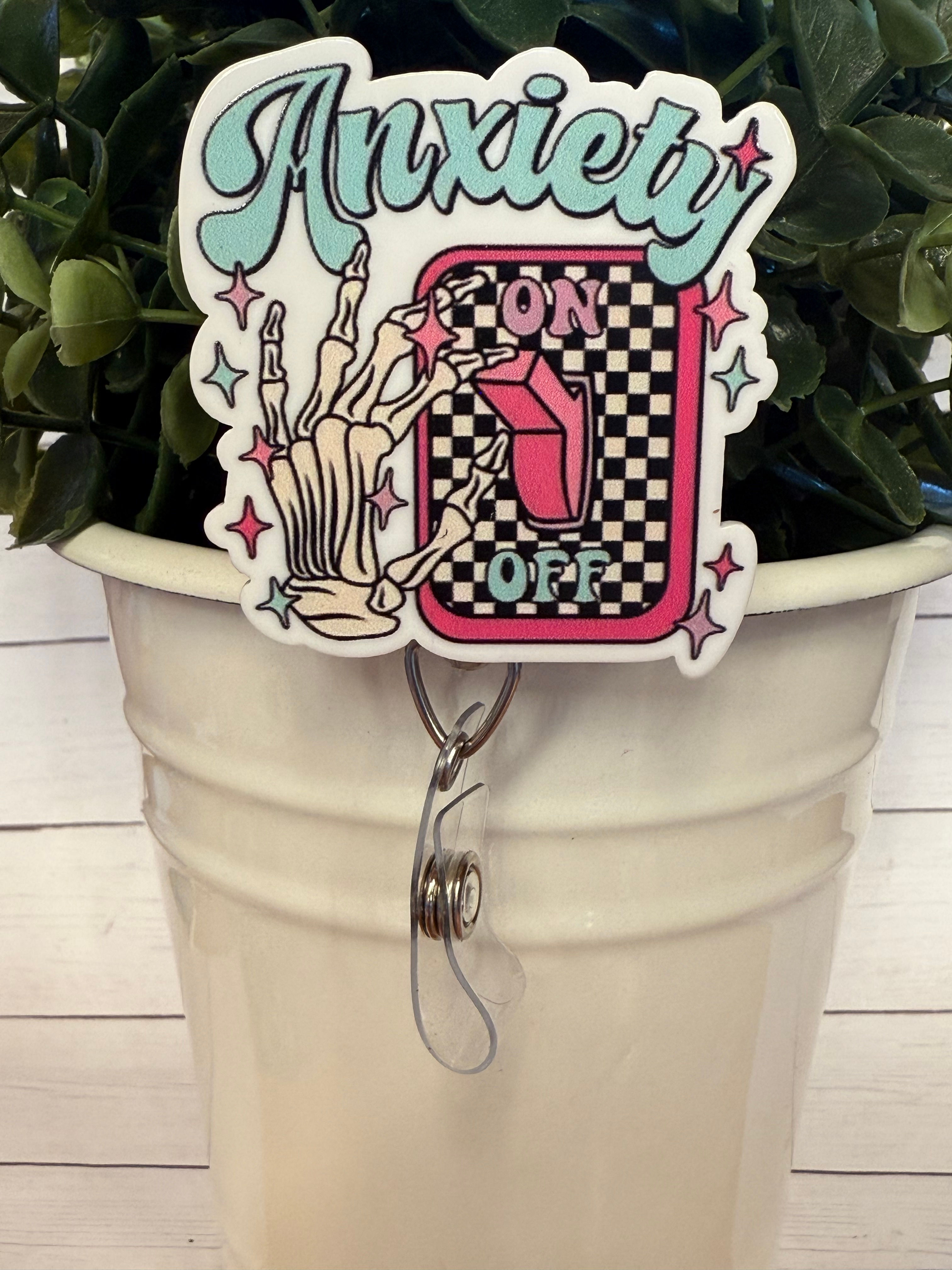 2 1/8"x2 1/8" Anxiety ON