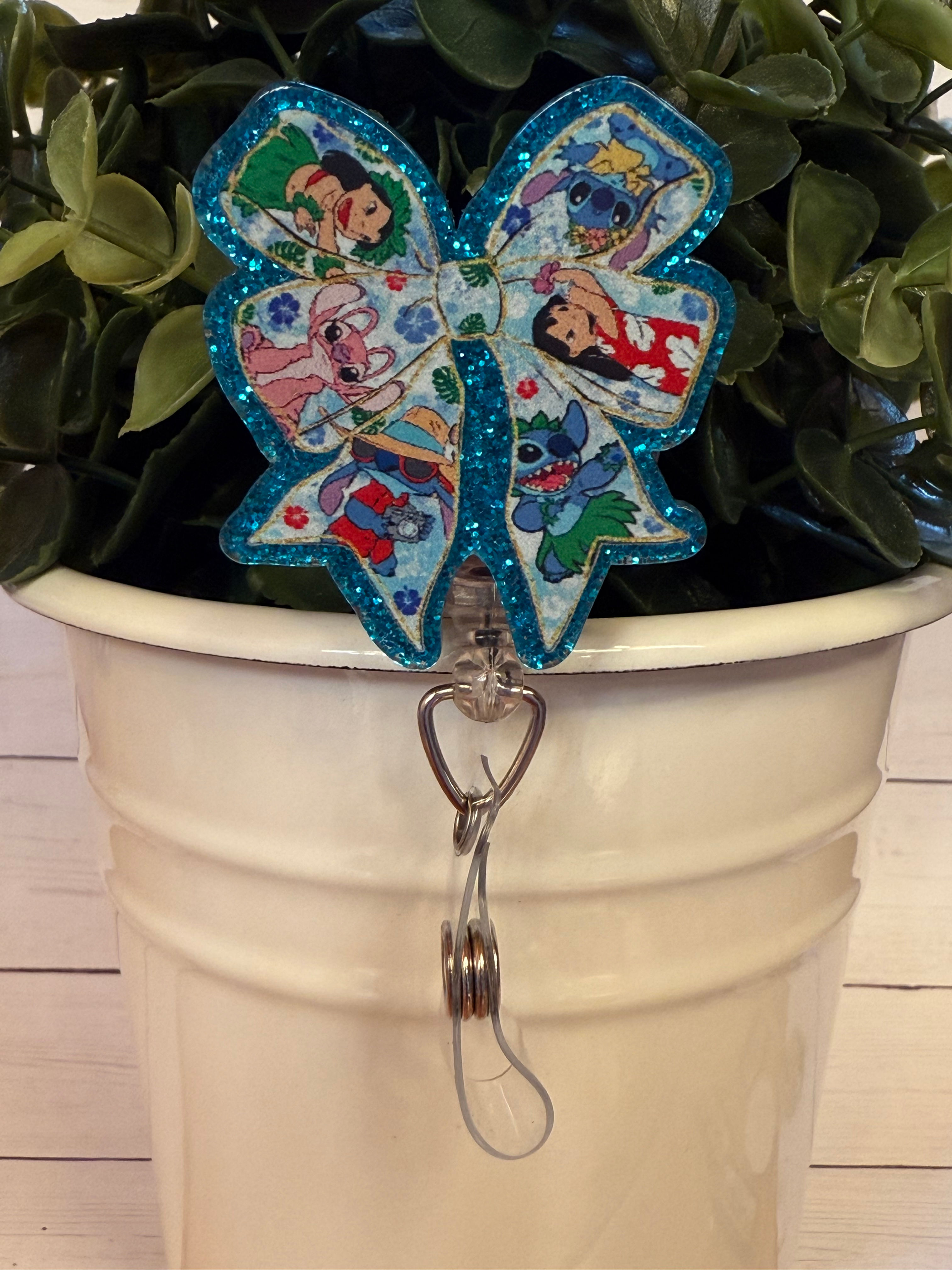 Lilo, Stitch, & Angel bow