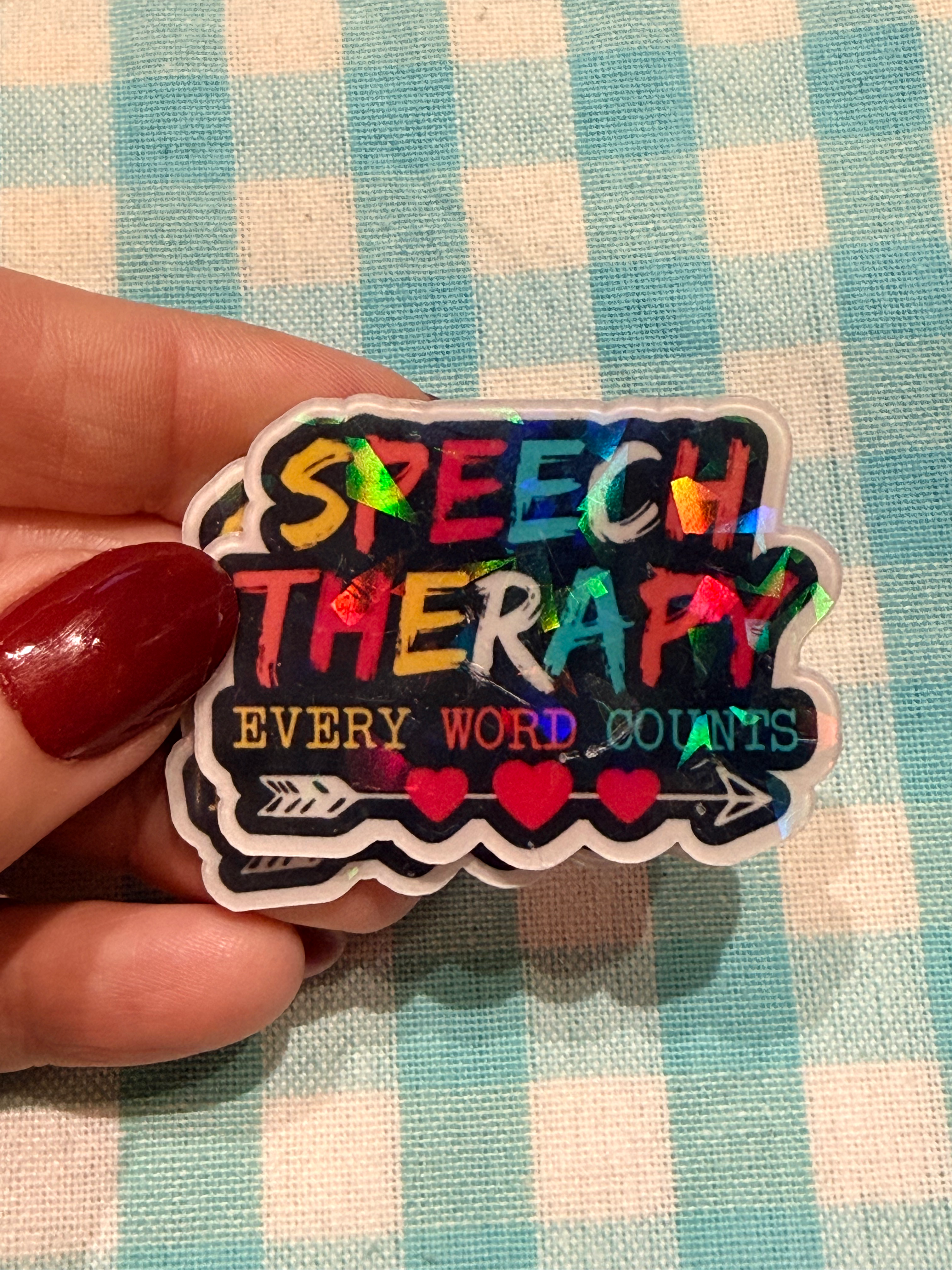 Speech Therapy Every Word Counts Holographic