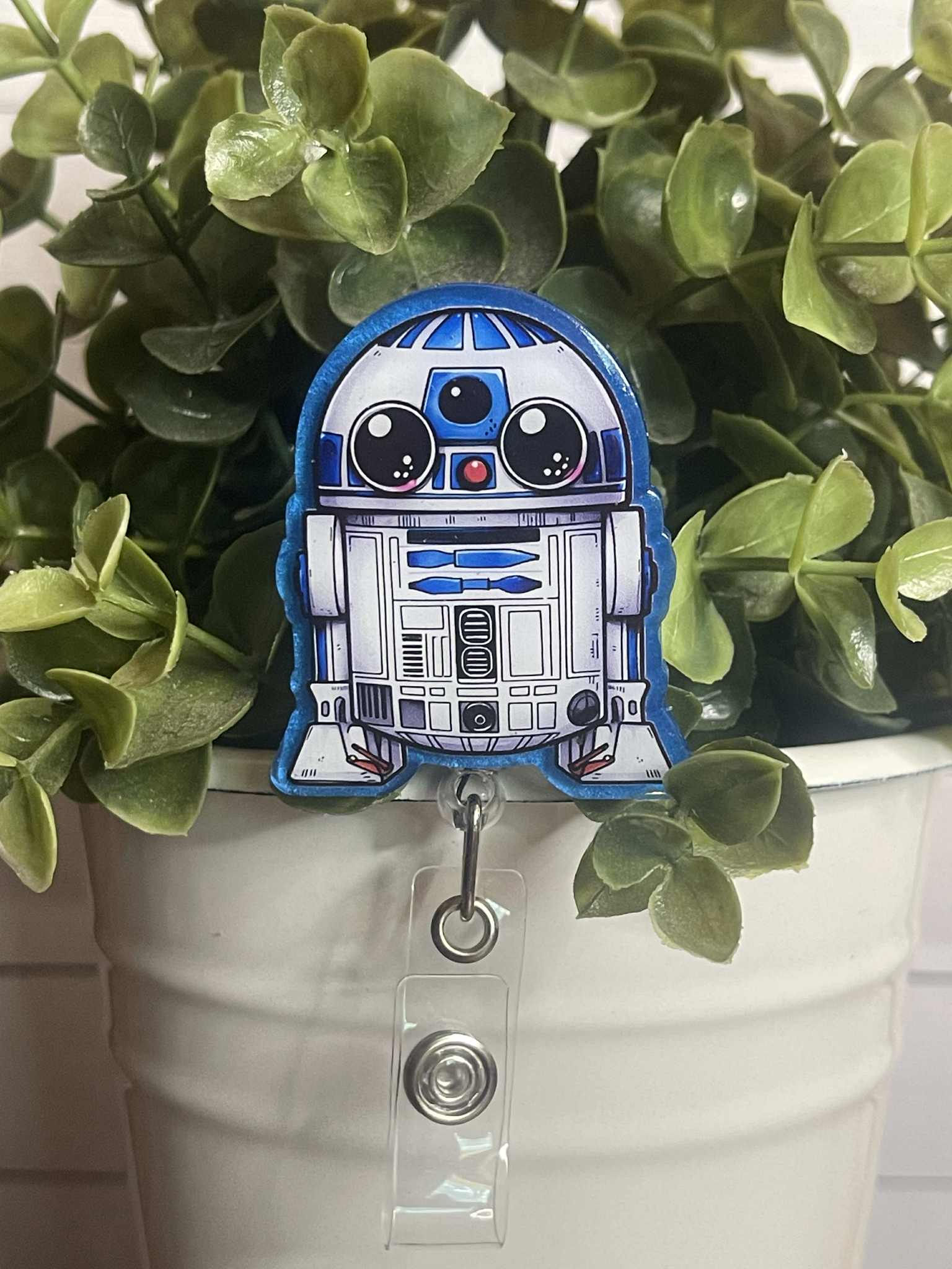 R2D2 Star Wars-blue glitter