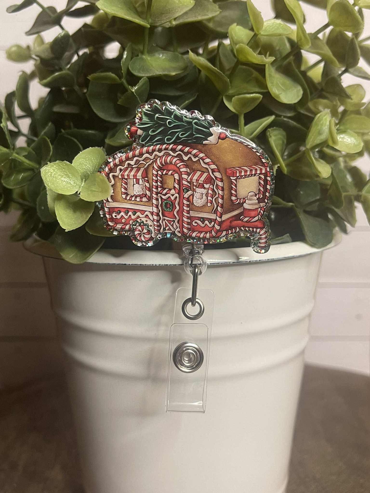 Gingerbread Camper-Xmas Glitter