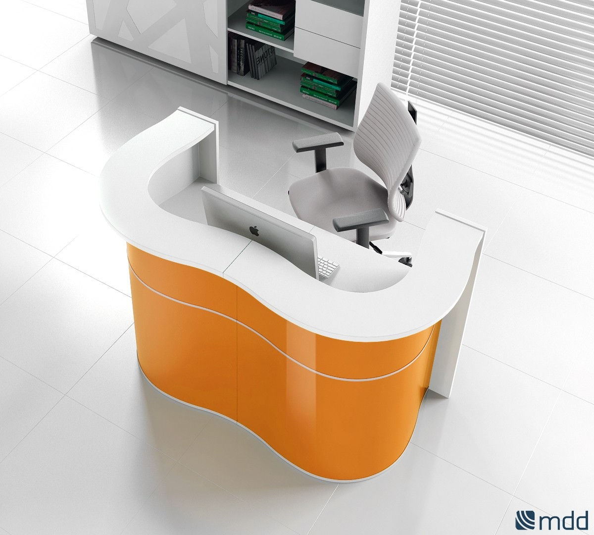 WAVE RECEPTION DESK BY MDD