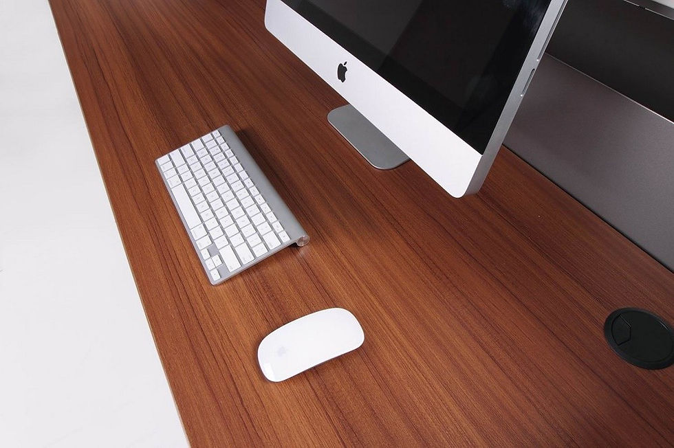 Thumbnail: TheModern Reception Desk In Silver Grey