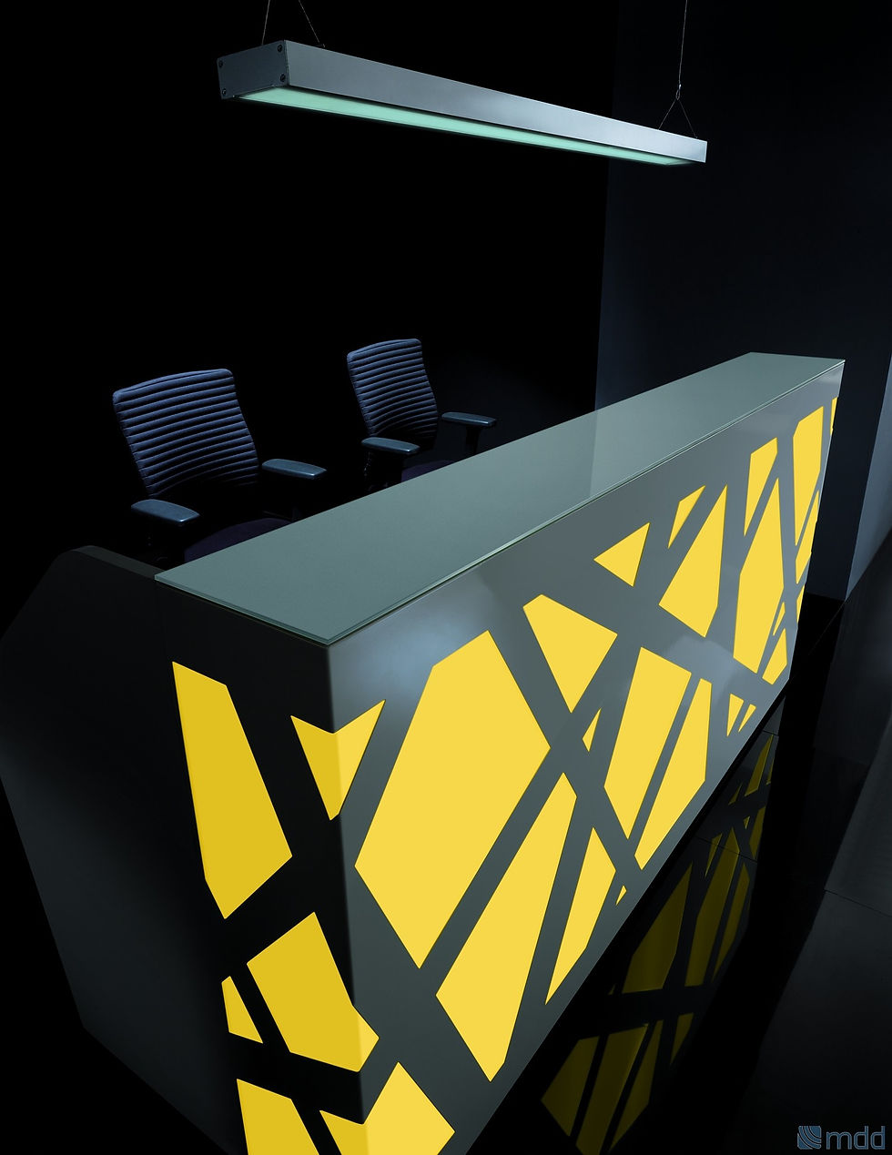 Thumbnail: Zig-Zag Reception Desk By MDD