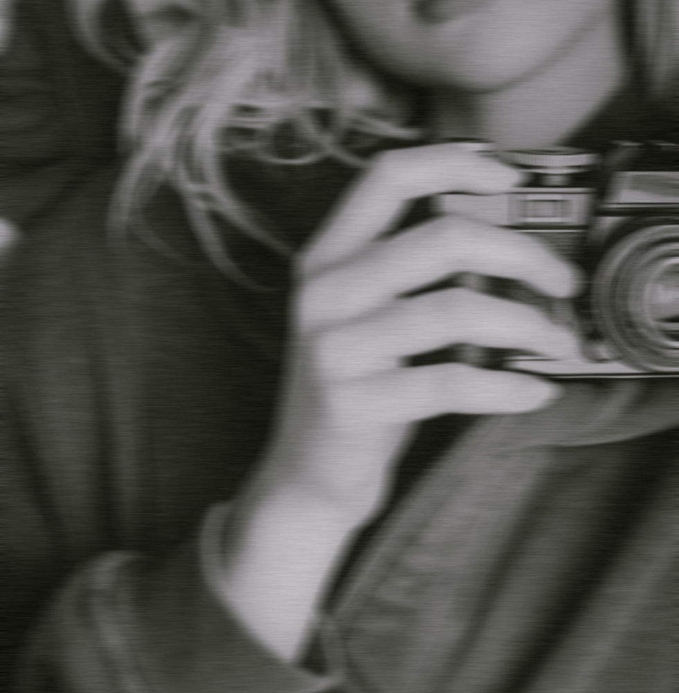woman holding camera
