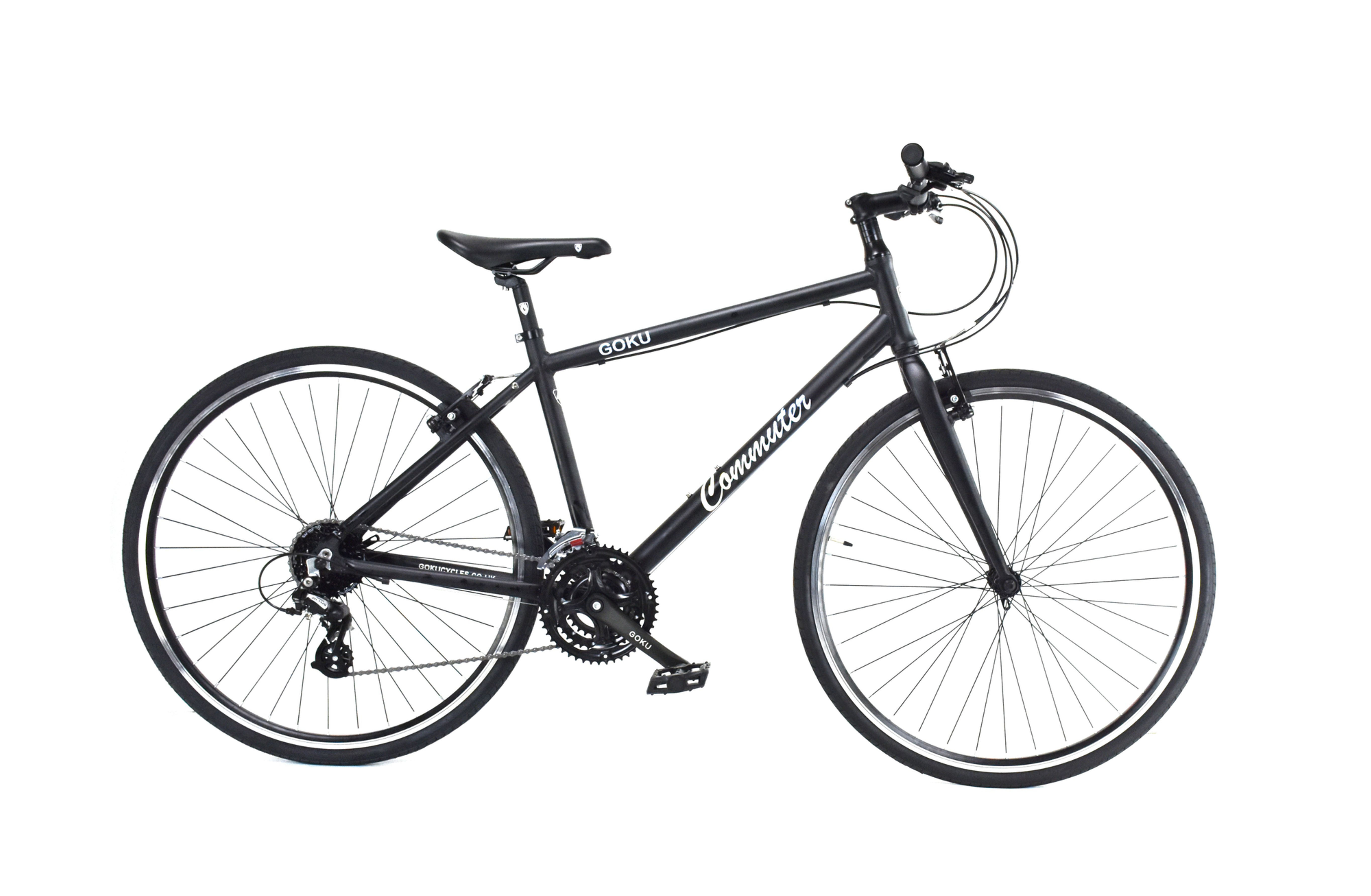 GOKU Alloy Commuters 24 Speed Bike - Black