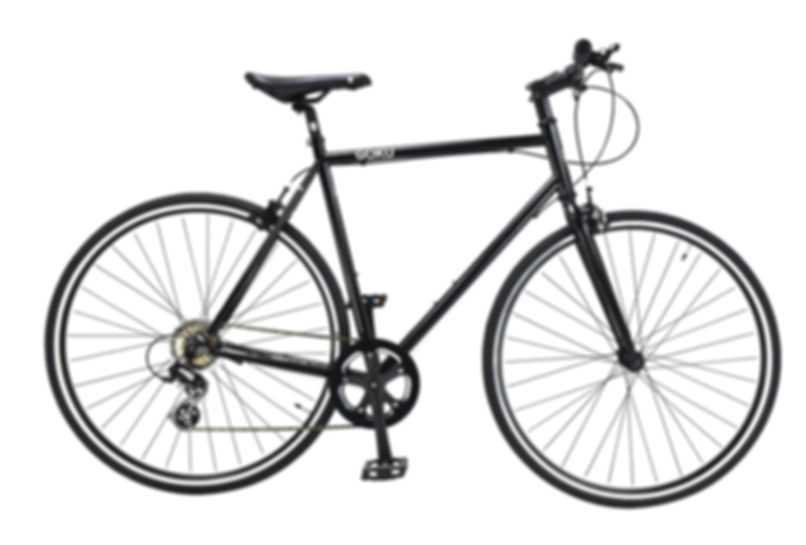GOKU 7 SPEED CITY BIKE - GLOSS BLACK