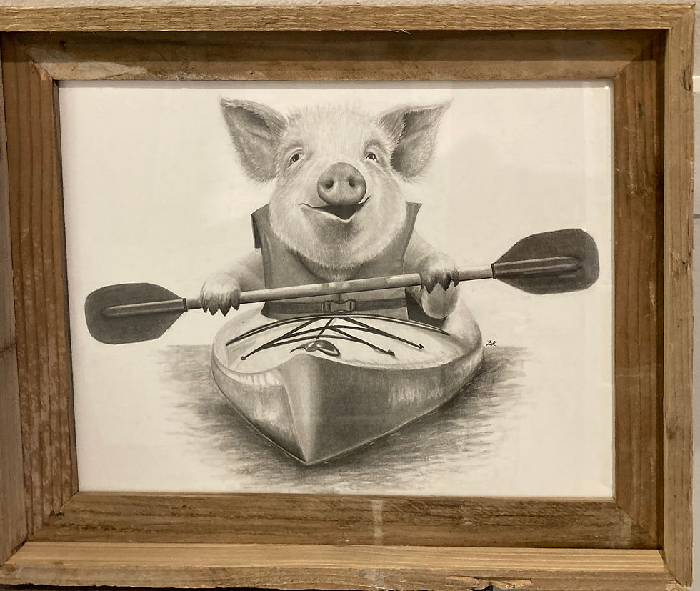 Merry Rower, by Laura Leibert