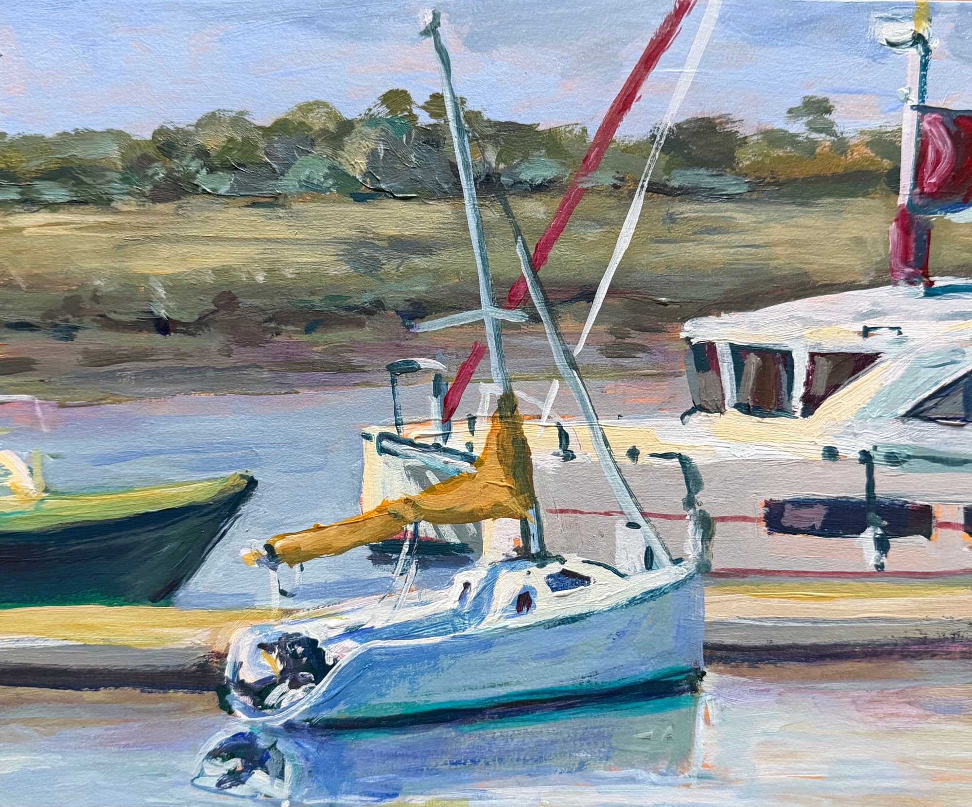 At The Dock, by Luisa Carver