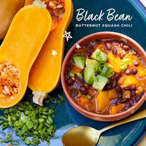 Black Bean Butternut Squash Chili