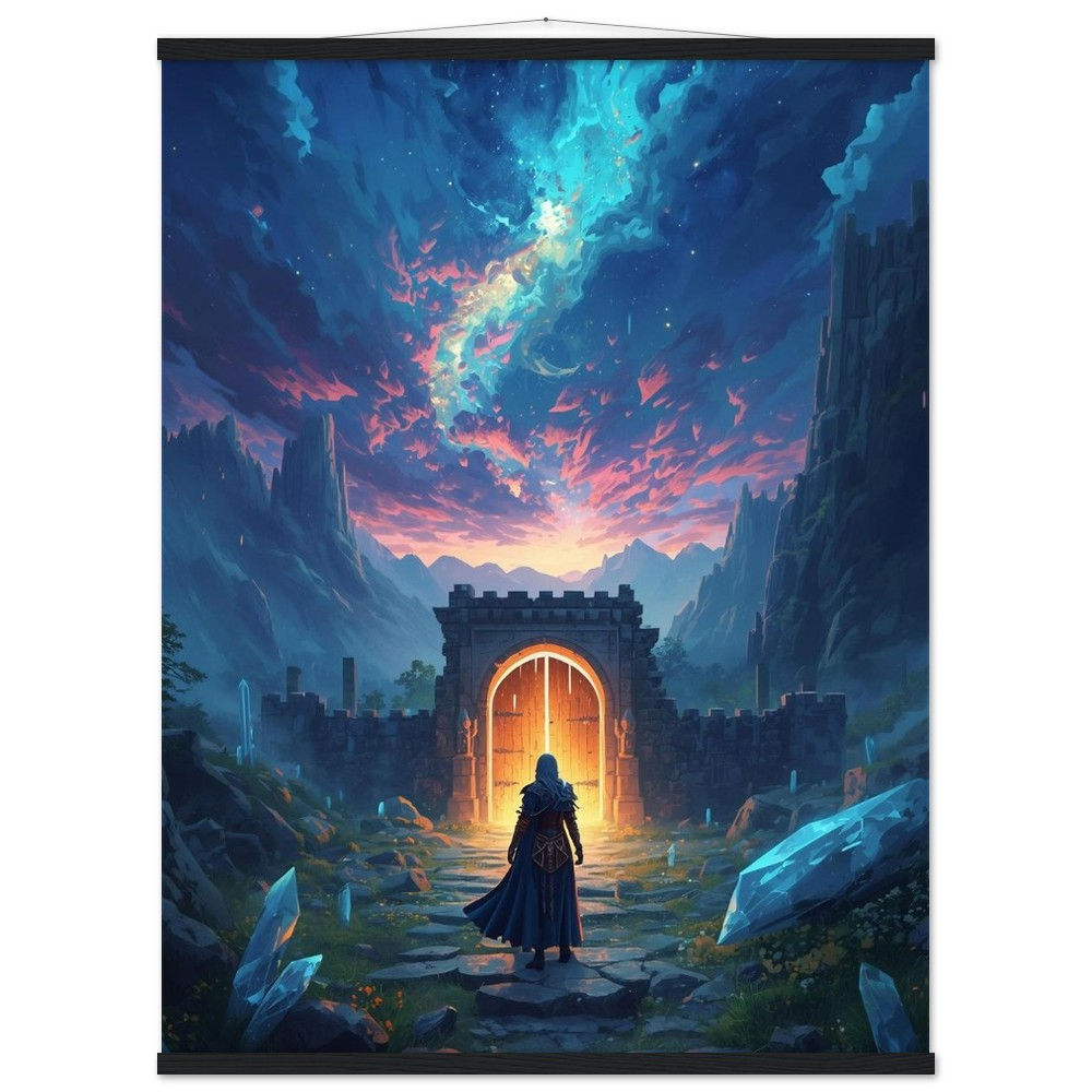 Premium-Poster aus mattem Papier mit Leisten