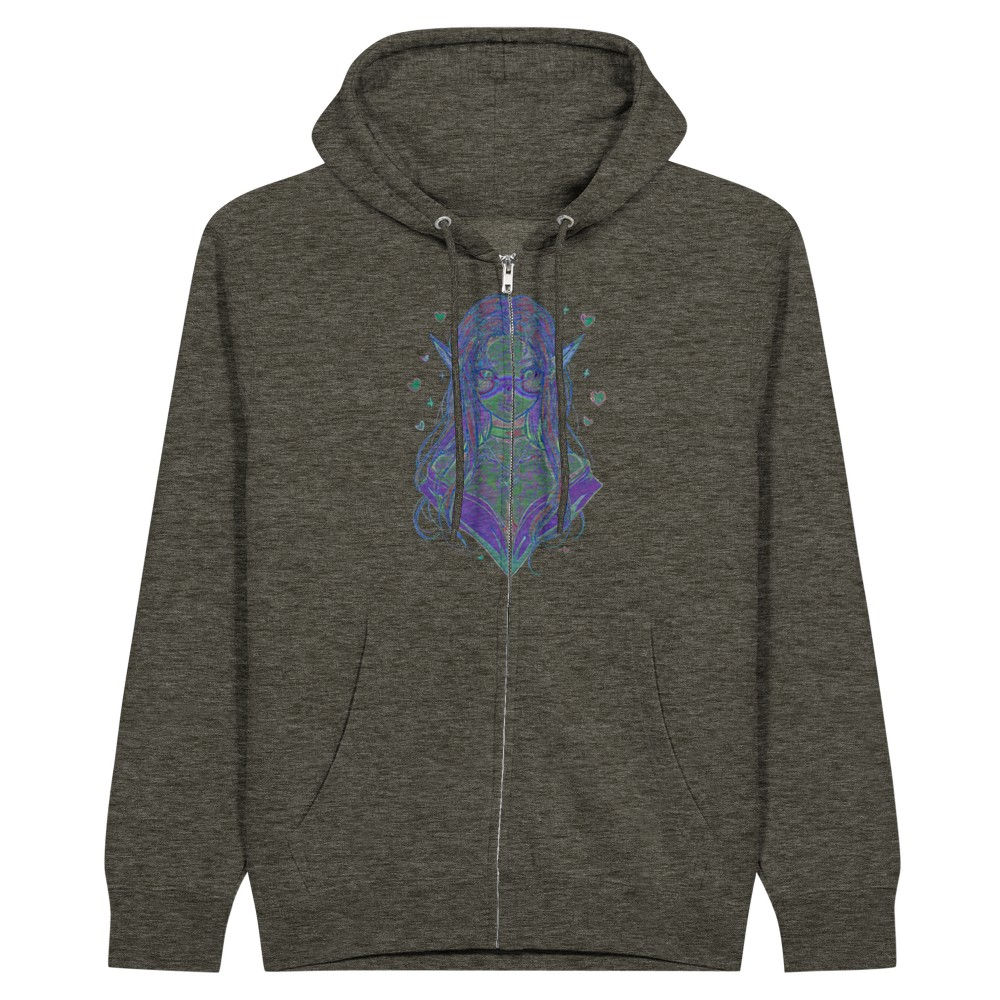 Premium Unisex-Hoodie mit Reißverschluss
