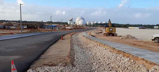 Camp Blaz Marine base Guam earthwork