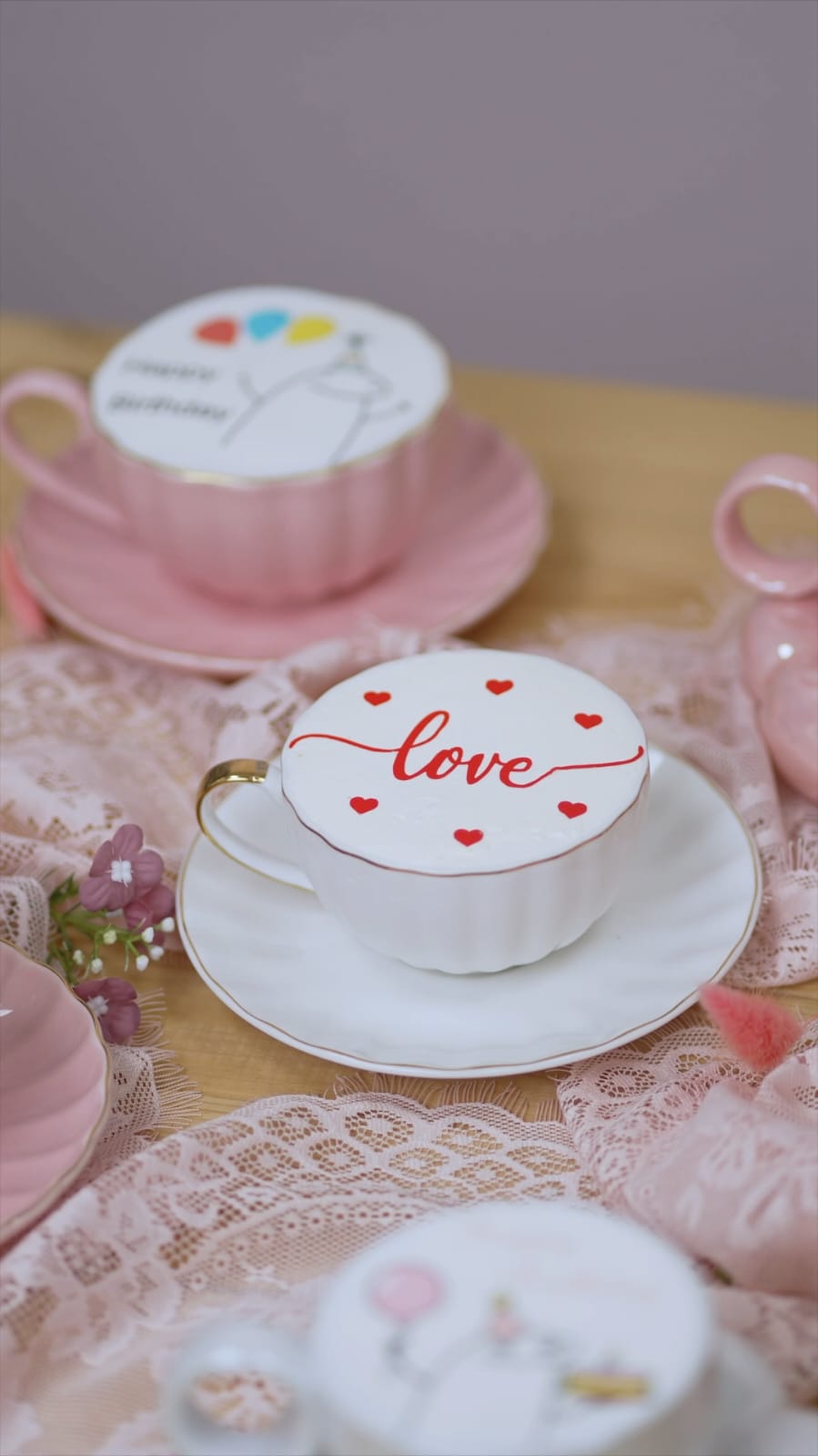 Arranged Food and Objects