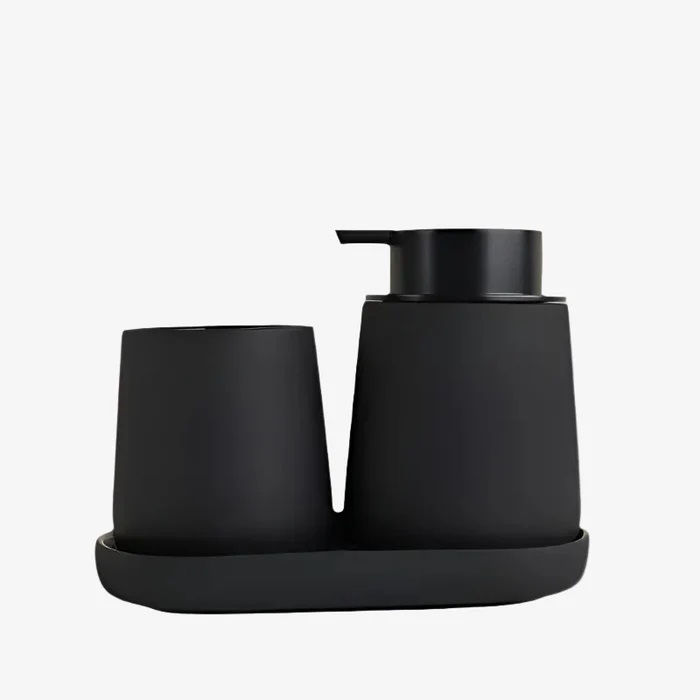 Thumbnail: BosilunLife Diamond-Shaped Liquid Bathroom Set Recycled Eco-Clay