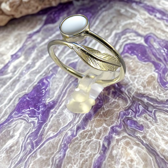 Breastmilk Feather Ring β’ Handmade Silver Keepsake β’ Custom Resin Jewelry β’ Breast Milk Memorial Ring β’ gift for mom - custom