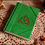 Thumbnail: Book of shadows GREEN with triquetra - MEDIUM size - 22X16 cm