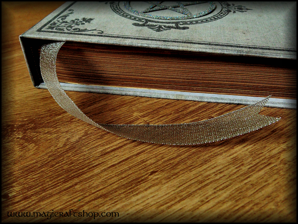 Thumbnail: Book of shadows Glitter Pentacle - MEDIUM size - 22x16 cm