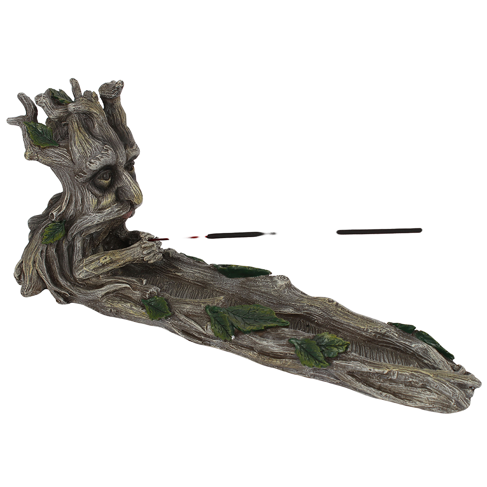 Green Man Incense Stick Holder