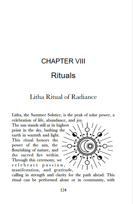 Thumbnail: Litha Magic - Rituals and Recipes from Scotland - written book spells