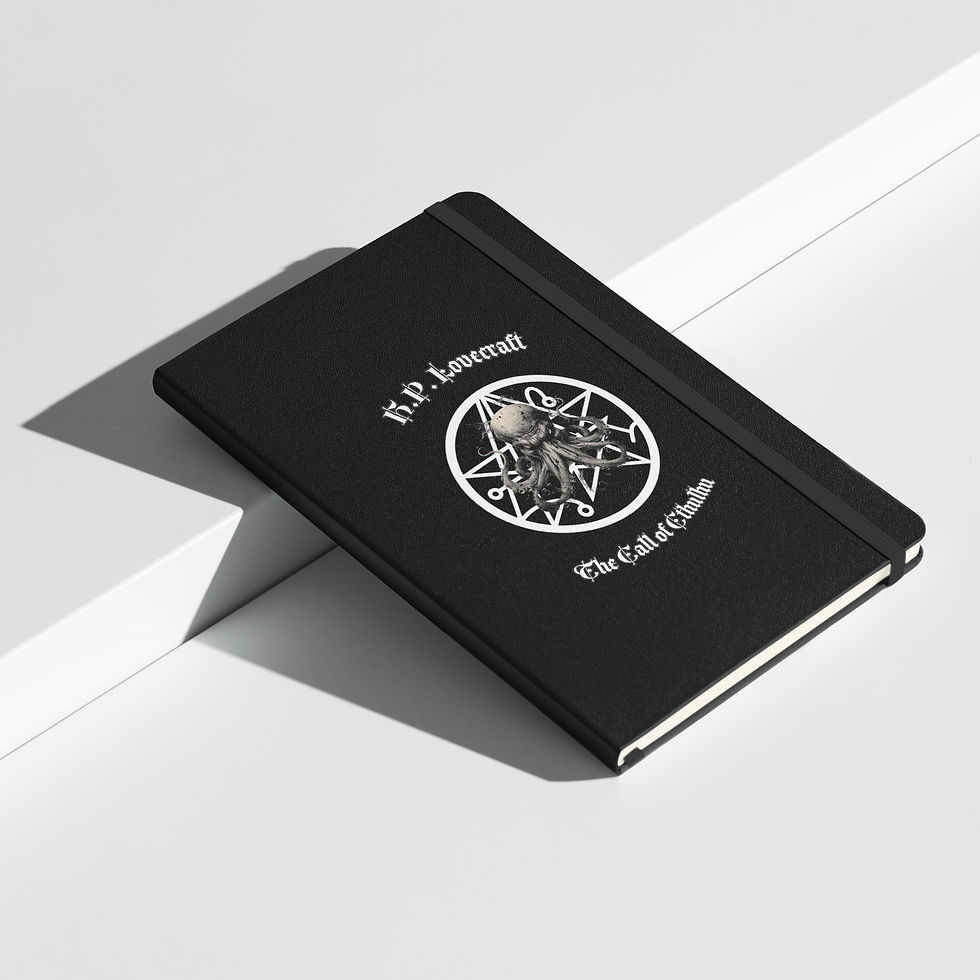 Thumbnail: Cthulhu Hardcover notebook book of shadows diary - H.P. Lovecraft - moleskine 