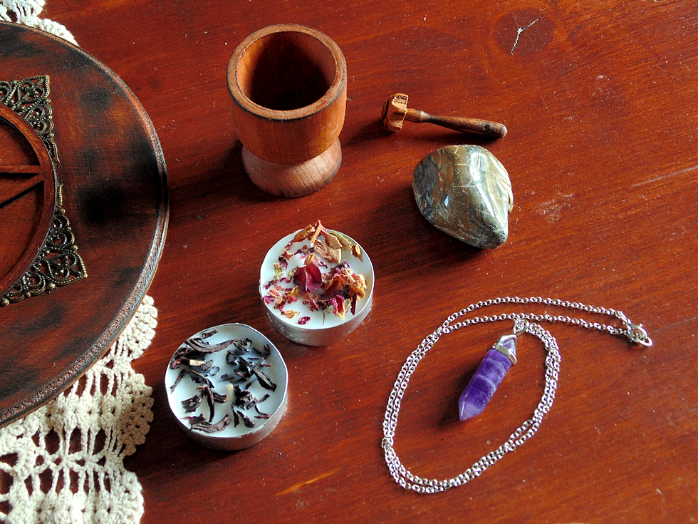Thumbnail: Witchy wicca cabinet altar set starter kit witch box