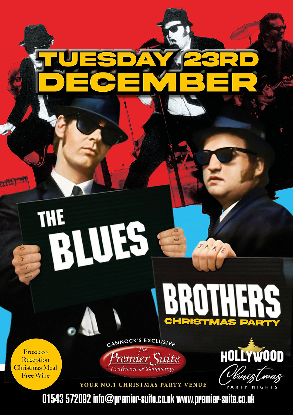 🕴️🕶️The Blues Brothers Christmas Party Night at The Premier Suite
