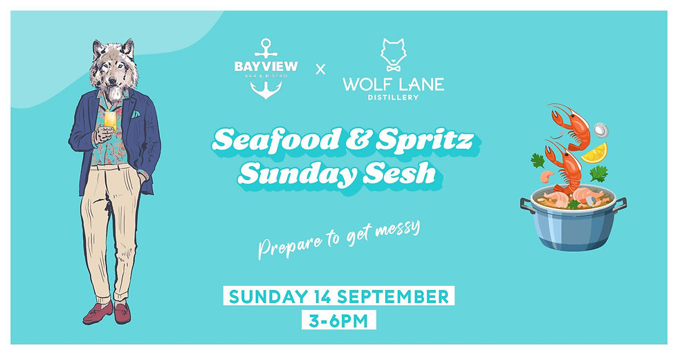 Bayview x Wolf Lane Seafood & Spritz Event