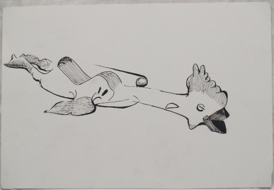 Inkpen Studies for Illustrator: Rubber Chicken