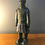 20TH CENTURY BLACK CERAMIC FIGURINE