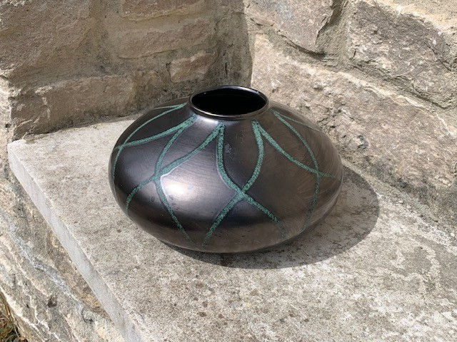 Mid-Century West German Art Pottery vase by 'Amano' - Great shape and colour